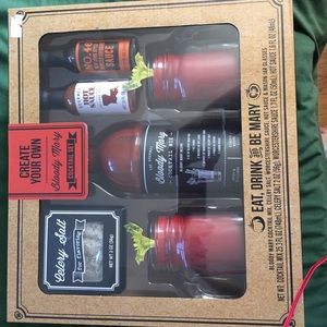 Bloody Mary kit with mason jars
